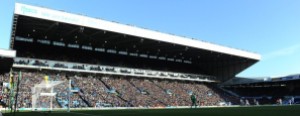 Plans to re-purchase Elland Road have been put on hold for now.
